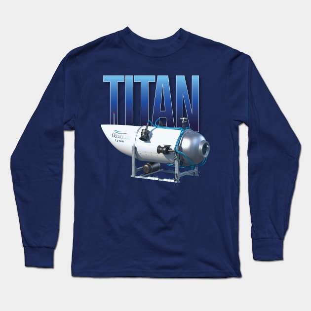 TITAN Long Sleeve T-Shirt by MindsparkCreative